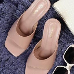 Retro Walk Block Mules with Bows image 1