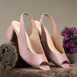CLOG LONDON Printed Block Peep Toes with Bows-30