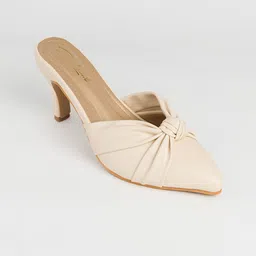 PURPLEHUNT Women Slim Heeled Sandals with Bows-image-92