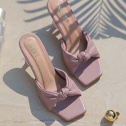 GNIST Peep Toes Slip On Block Heels-13