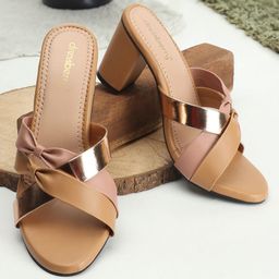 DressBerry Colourblocked Strappy Block Heels-image-94