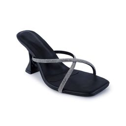 SCENTRA Women Black Party Heels-image-100