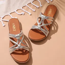 GNIST Women Open Toe Flats-44