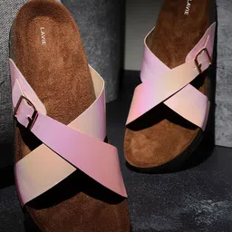 Lavie No Back Strap Open Toe Flats-18