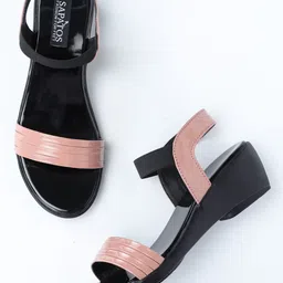 SAPATOS Women Open Toe Backstrap Wedge Heels-16