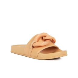 London Rag Women Beige Open Toe Flats With Bows-21