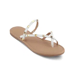 Tresmode Embellished One Toe Flats-61