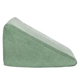 wakefit Olive-Green Orthopaedic High Resilience Foam and Memory Foam Pillow Wedge image 2