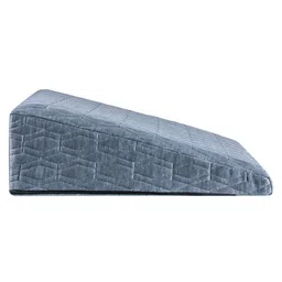 The White Willow Grey Solid Cooling Gel Memory Foam Wedge Pillow image 5