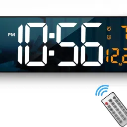 Digital 12 cm X 38 cm Wall Clock-20