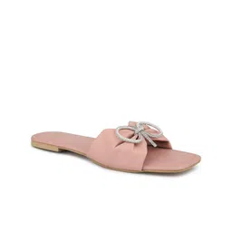 Inc 5 Embellished Open Toe Flats image 5