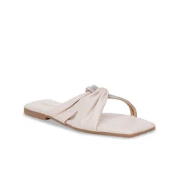 FABBHUE Embellished Open Toe Flats image 2