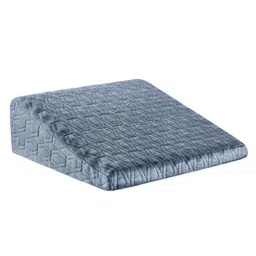 The White Willow Grey Solid Cooling Gel Memory Foam Wedge Pillow image 3