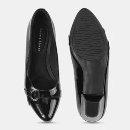 LEMON & PEPPER Pointed Toe Block Heeled Pumps image 5