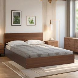 mintwud from pepperfry Seto King Size Bed in Planked Walnut Finish with Box Storage-picture-38