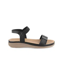 Tresmode Embellished Open Toe Flats With Backstrap image 4