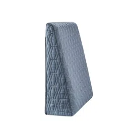 The White Willow Grey Solid Cooling Gel Memory Foam Wedge Pillow image 2