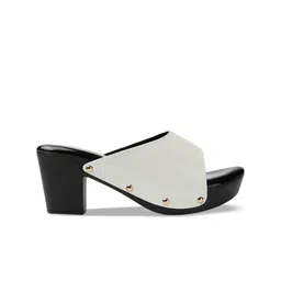 ICONICS Open Toe Platform Heel Mules image 5