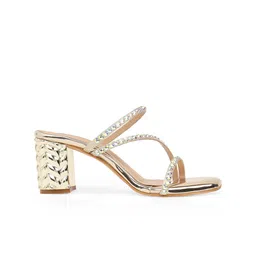 ELLE Embellished Block Heels image 2