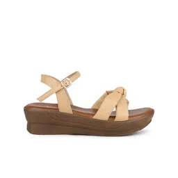 Inc 5 Knotted Strappy Open Toe Wedge Heels image 5
