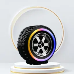 GUGGU Tyre (PORTABLE BLUETOOTH DESKTOP SPEAKER) With Crystal Clear SoundJ94 10 W Bluetooth Laptop/Desktop Speaker-picture-12