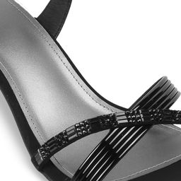 Metro Embellished Open Toe Block Heels image 3