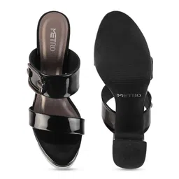 Metro Open Toe Platform Heels image 5