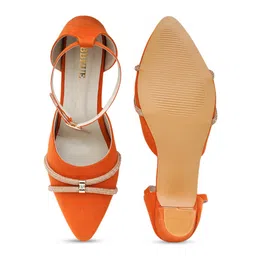 FABBHUE Embellished Block Heel Pumps image 5