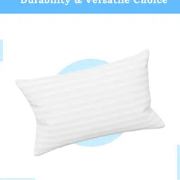 Kuber Industries White Set of 2 Cotton Filled Polyester Ultra Soft Sleep Pillow image 4