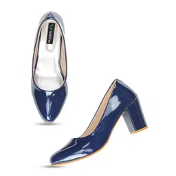 Walkfree Pointed Toe Block Heel Pumps image 2