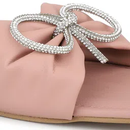 Inc 5 Embellished Open Toe Flats image 3