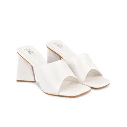 JM Looks Open Toe Block Heel Mules image 2