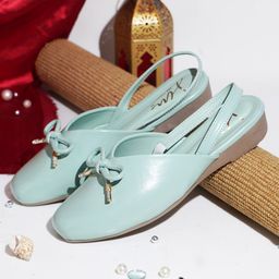 JM Looks Square Toe Mules With Bow Detail-picture-14
