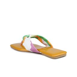 Inc 5 Colourblocked Open Toe T-Strap Flats image 3