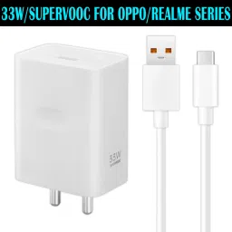 Safa 33 W SuperVOOC 3.4 A Wall Charger for Mobile with Detachable Cable-4