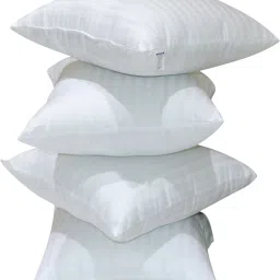 small cushion 12*12 inch pillow for sofa (30x30 cm) Polyester Fibre Stripes Cushion Pack of 4-19