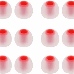 YTM 12 Pcs (6 Pair)Replacement Ear Buds Tips Earbuds Eartips Earphones [fit Inner Hole 3.8mm-4.2mm Headphones ],Hybrid Silicone Tips 12 PCS - L Size In The Ear Headphone Cushion-87