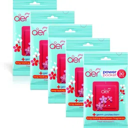 FRESH BLOSSOM AER POWER POCKET, AIR FRESHNER, PACK OF 5, BATHROOM TOILET, UPTO 30 DAYS Blocks-picture-11