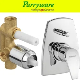 Edge concealed Diverter Body with Concealed Upper Part set of 1 pic 094 Edge Diverter with upper trim | Hot and Cold water Mixer | Complete set Diverter Faucet-78