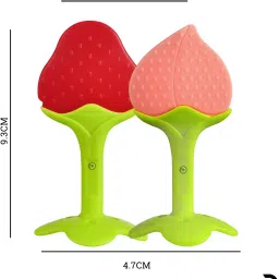 dakos Fruits Shape Teethers for Baby, Baby Chew Toys & Mittens Teether image 4