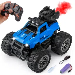 Remote Control Stunt Car Toy For Kids With Mist Smoke Lights High Speed RC Car-image-89