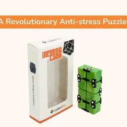 cubelelo Drift Cube Green Magic Cube Puzzle Toy image 2