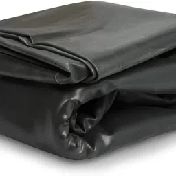 Rubber Heavy Sheet Black (20 ft x 15 ft) 500 GSM Tent - For Fish Pond Liner Garden Pools HDPE Membrane Reinforced-image-4