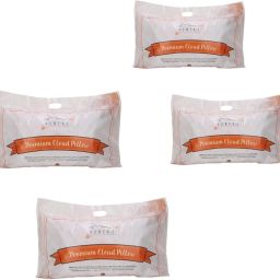 Polyester Fibre Solid Sleeping Pillow Pack of 4-image-12