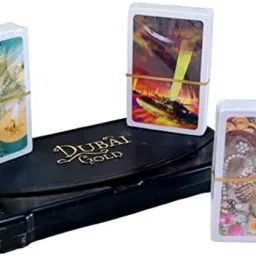 Gulabsons Dubai Gold Plastic Bridge Playing Cards (Set of 3)-image-58