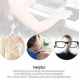 BLAPOXE Portable Desk Chair Attachable Arm Support for Computer PC sponge Arm Support Wrist Rest image 2