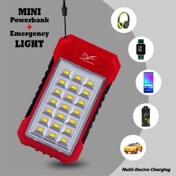 Power Bank Cum 21 Hi-Bright LED Rechargeable Solar Light 5 hrs Lantern Emergency Light-image-93