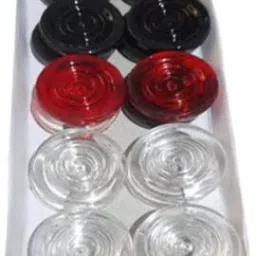 premium finish Transprent carrom coins with sticker Carrom Pawns-picture-29