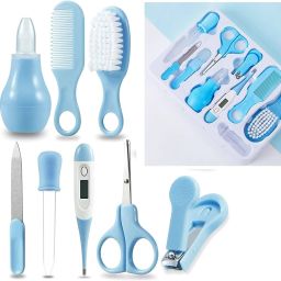 Baby Grooming Kit 10 in 1 Baby Nail Care, Health & Hair Care Baby Gifting Set-image-25