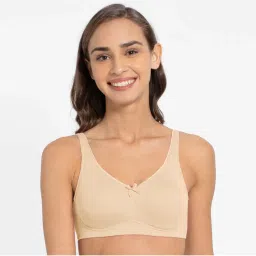 Jockey FE41 Wirefree Non Padded Cotton Elastane Full Coverage Everyday Bra - Skin-picture-30